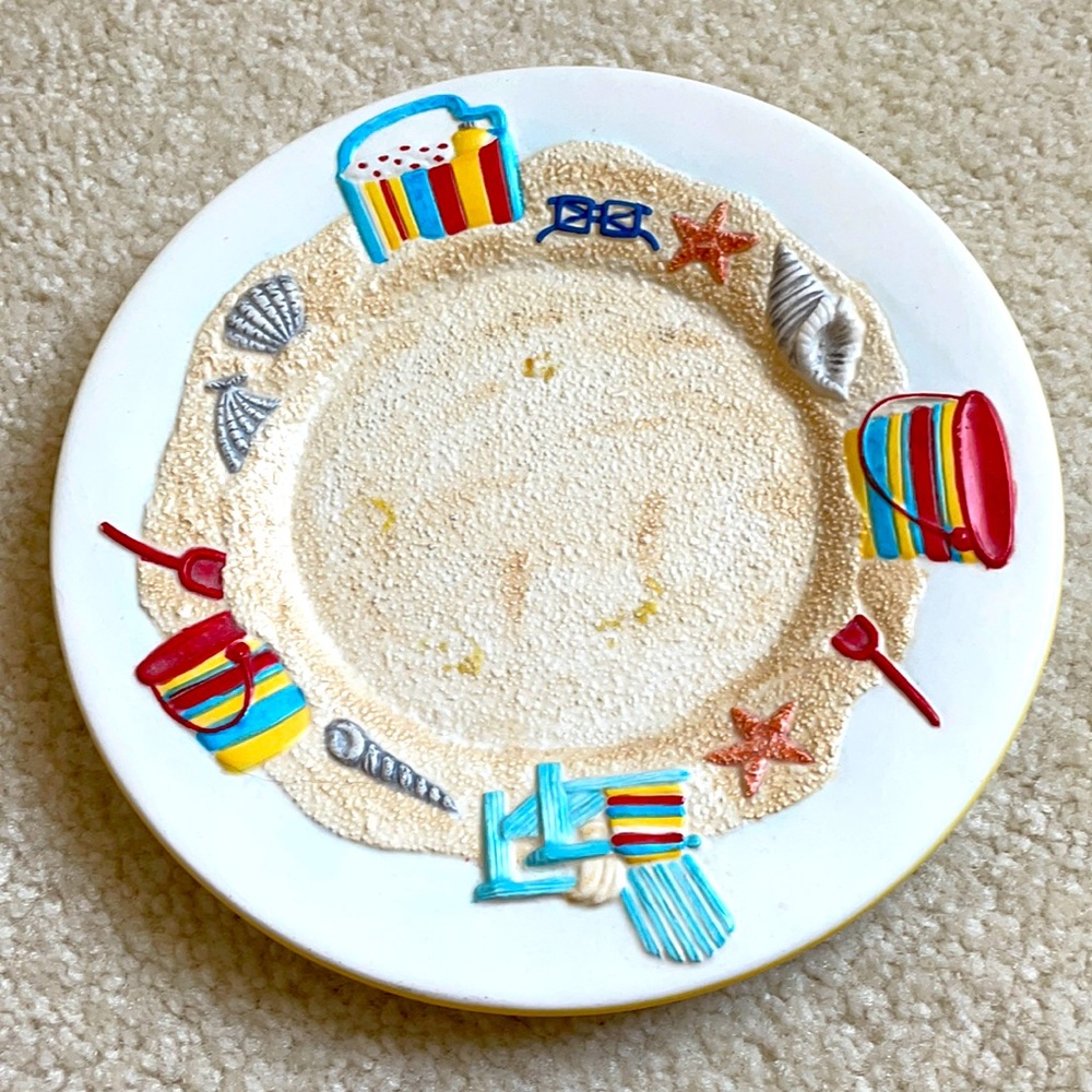 Beach Themed Yankee Candle Plate 🏖
